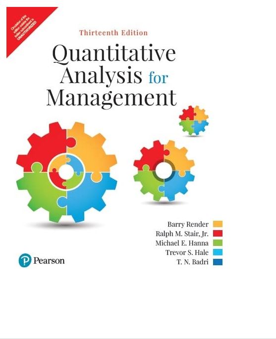 Quantitative Analysis for Management, 13e